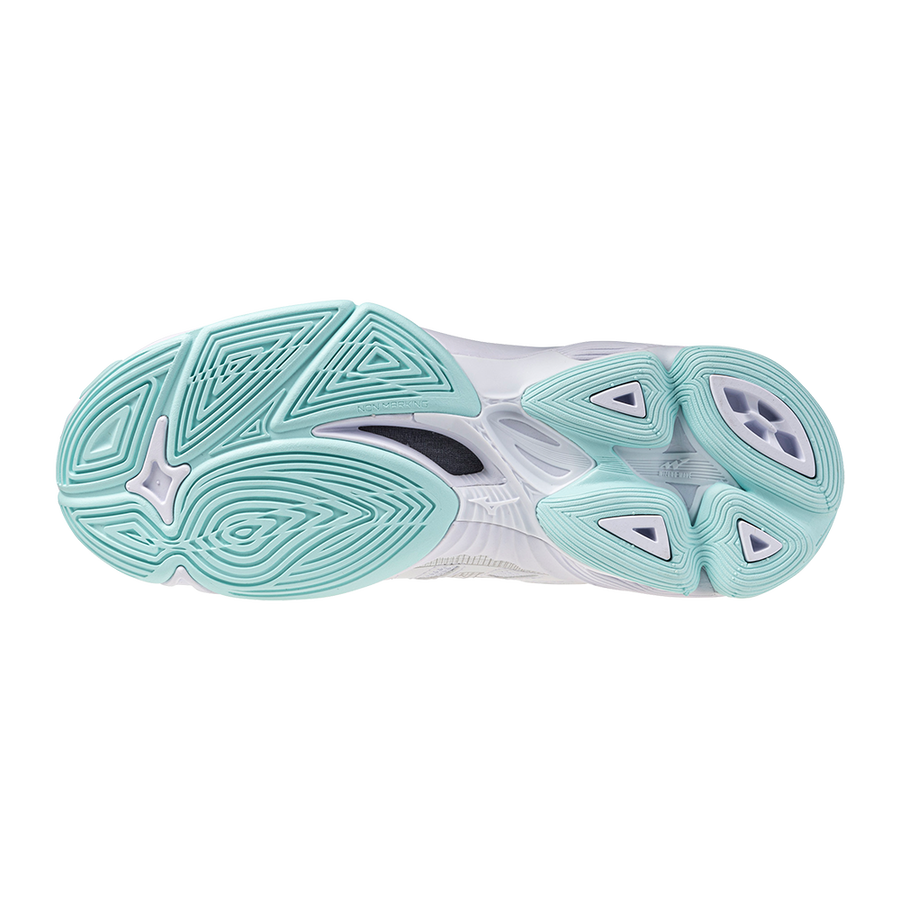 MIZUNO WAVE VOLTAGE 2 MID WHITE BLUE TINT