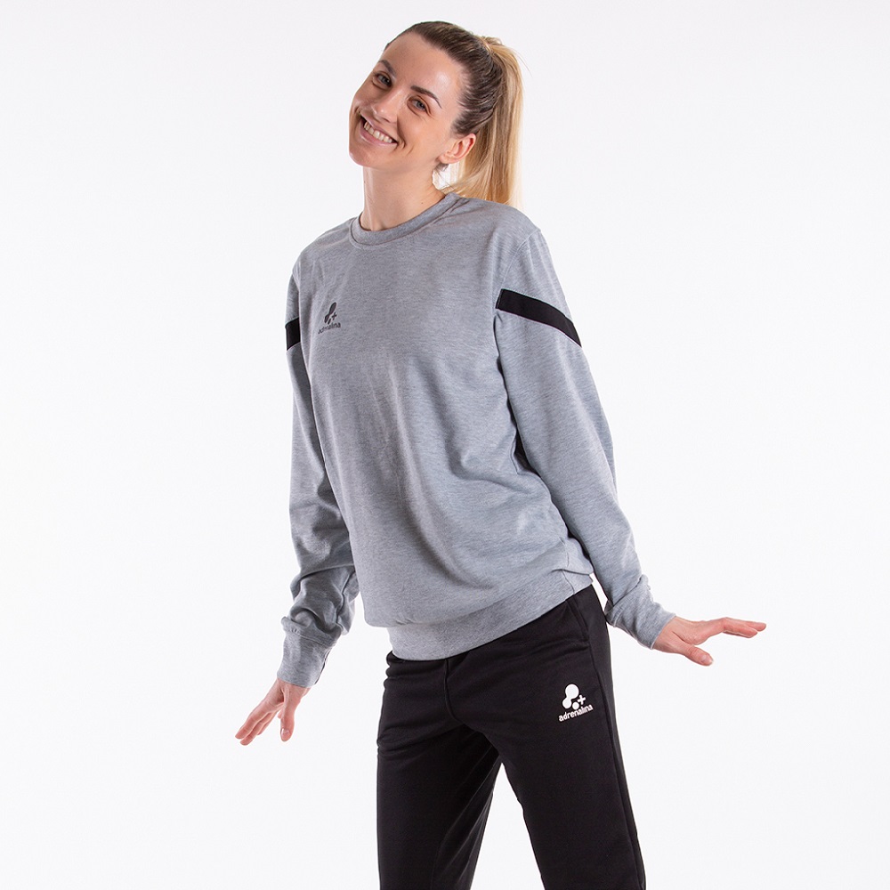 +ADRENALINA FELPA GIROCOLLO BILL UNISEX