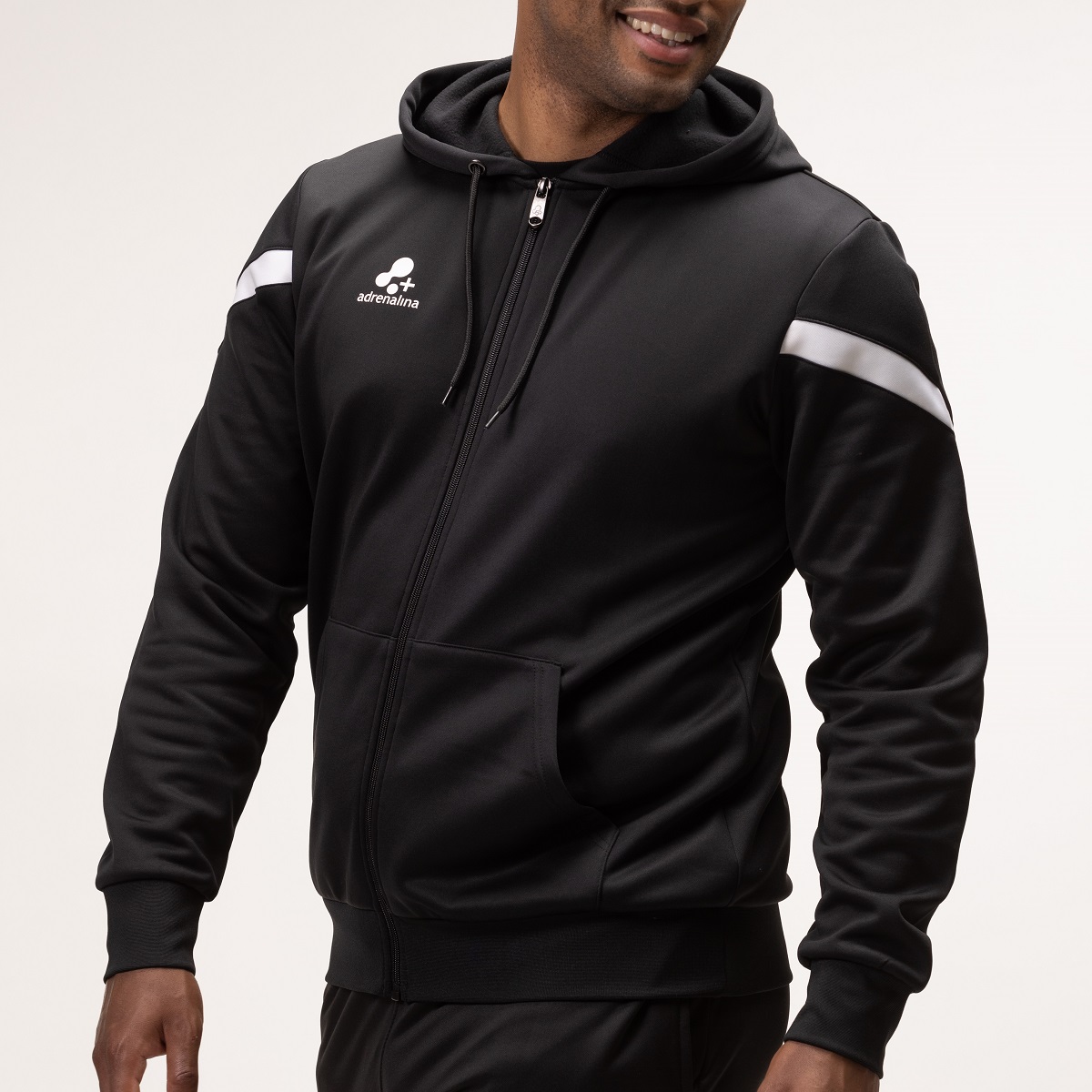 +ADRENALINA FELPA CON CAPP E ZIP MAGIC