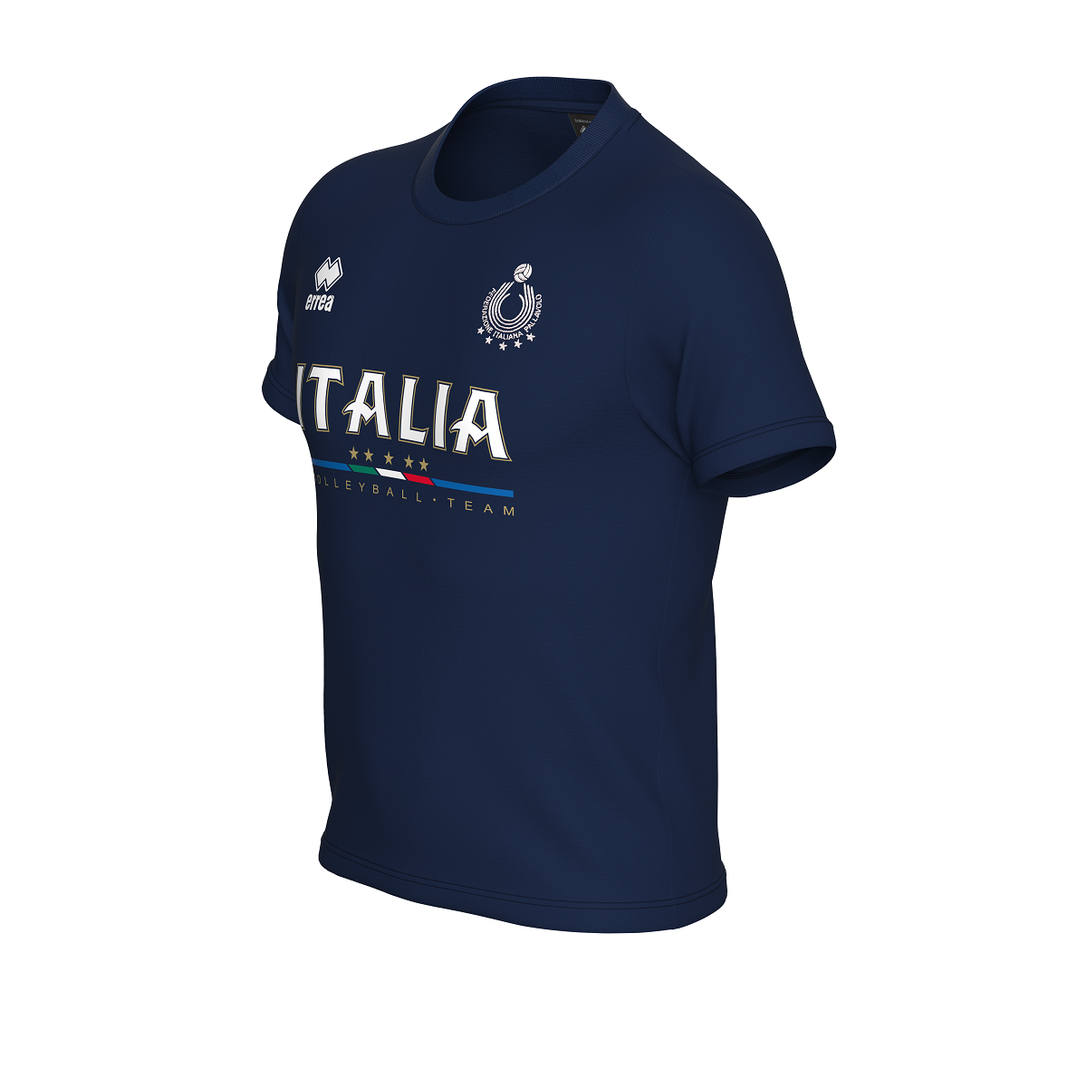 ERREA' NAZIONALE ITALIANA VOLLEY T-SHIRT EVO UNISEX BLU
