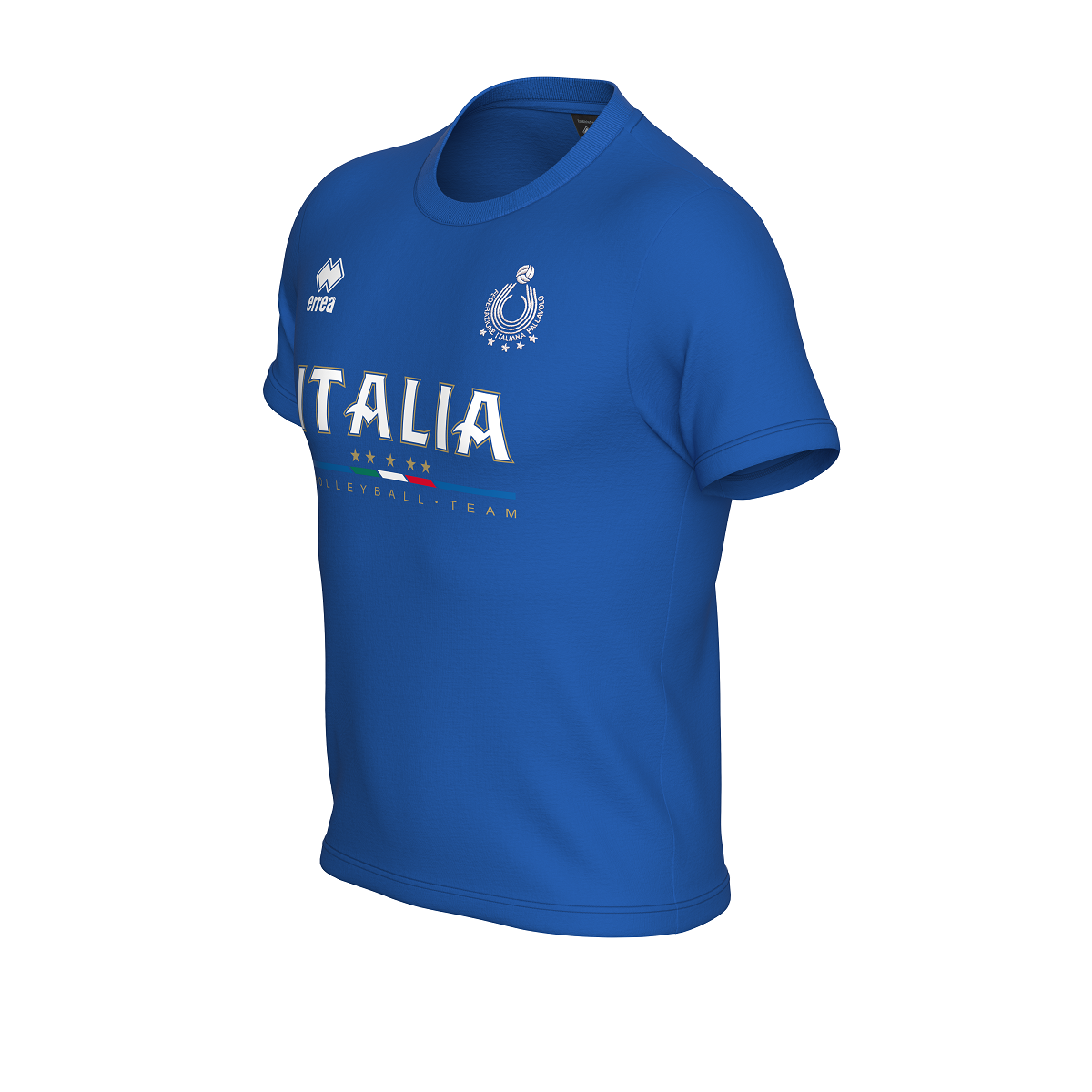 ERREA' NAZIONALE ITALIANA VOLLEY T-SHIRT EVO UNISEX JR AZZURRO