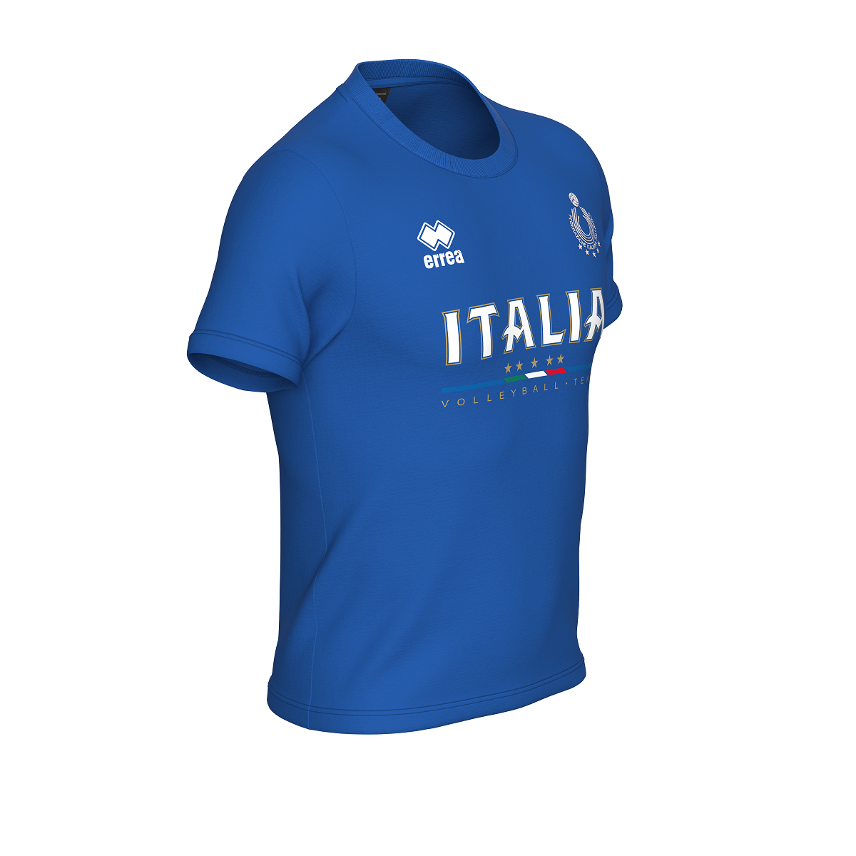 ERREA' NAZIONALE ITALIANA VOLLEY T-SHIRT EVO UNISEX JR AZZURRO