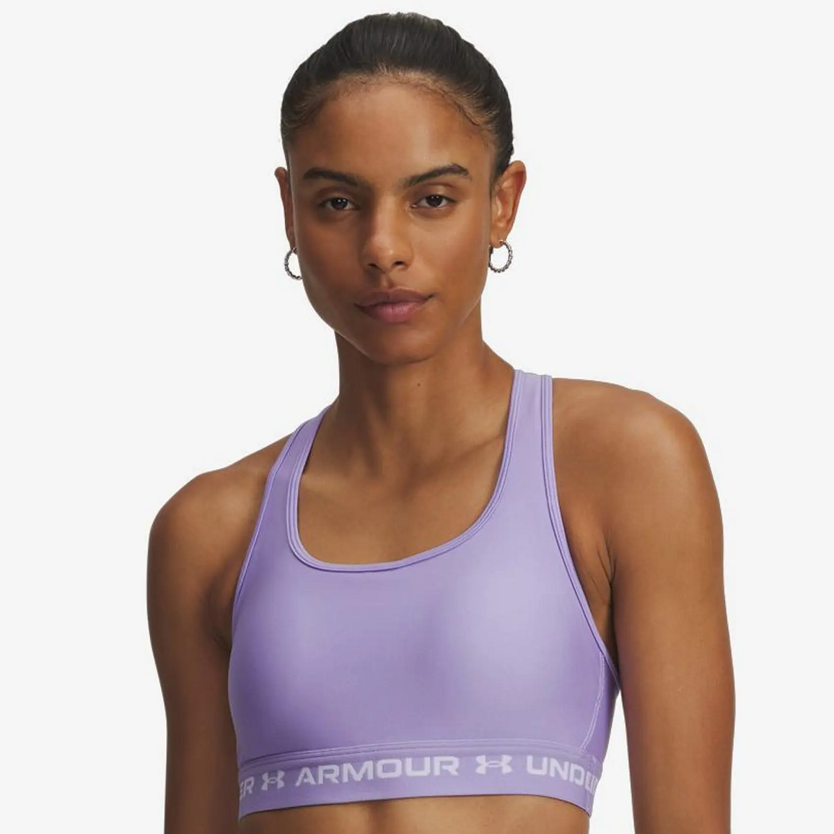 UNDER ARMOUR Reggiseno sportivo Armour Mid Crossback da donna lilla