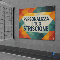 foto STRISCIONE IN POLIESTERE SPALMATO STAMPA IN SUBLIMATO "IL TUO DESIGN"