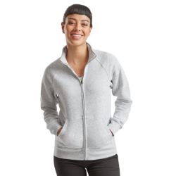 foto FRUIT OF THE LOOM FELPA ZIP LUNGA DONNA